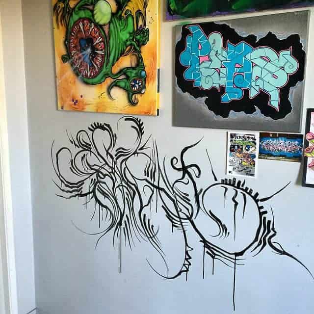 "My inspirations tend to just basically do tags that are visually appealing to myself and to others"