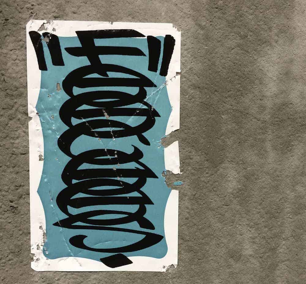 They try to remove these stickers, and fail.