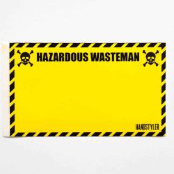 Handstyler Eggshell Stickers - Hazardous Wasteman