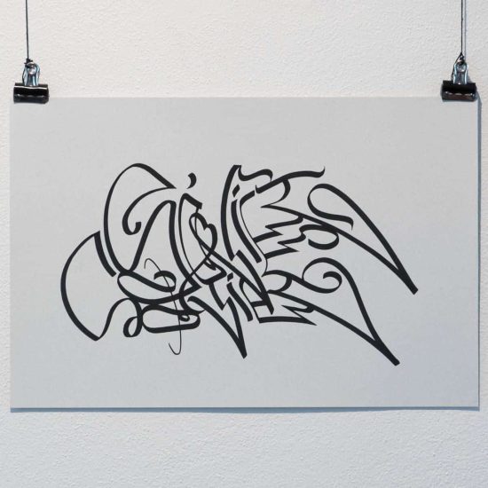 Soviet - Grey Handstyle Card